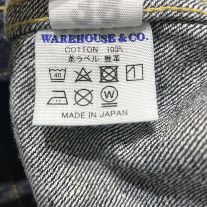 【中古品】【メンズ】 WAREHOUSE ウエアハウス ”1946 MODEL" 1ST TYPE DENIM JACKET S2001XX 1946年モデル 1STタイプ デニムジャケット アウター 145-261005-yo-05-teih サイズ：38 カラー：インディゴ 万代Net店