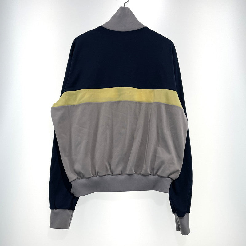 【現状渡し品】【メンズ】 ADIDAS アディダス 70～80's TRACK JACKET VINTAGE 70～80年代 トラックジャケット ライトアウター VENTEX社製 ヴィンテージ 148-261005-yo-08-teih サイズ：8-54 カラー：グレー/イエロー/ネイビー 万代Net店