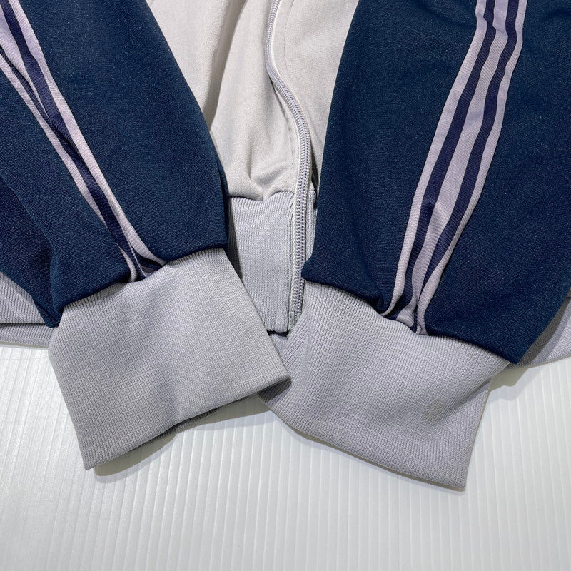 【現状渡し品】【メンズ】 ADIDAS アディダス 70～80's TRACK JACKET VINTAGE 70～80年代 トラックジャケット ライトアウター VENTEX社製 ヴィンテージ 148-261005-yo-08-teih サイズ：8-54 カラー：グレー/イエロー/ネイビー 万代Net店