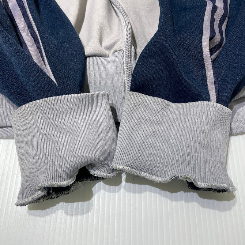 【現状渡し品】【メンズ】 ADIDAS アディダス 70～80's TRACK JACKET VINTAGE 70～80年代 トラックジャケット ライトアウター VENTEX社製 ヴィンテージ 148-261005-yo-08-teih サイズ：8-54 カラー：グレー/イエロー/ネイビー 万代Net店