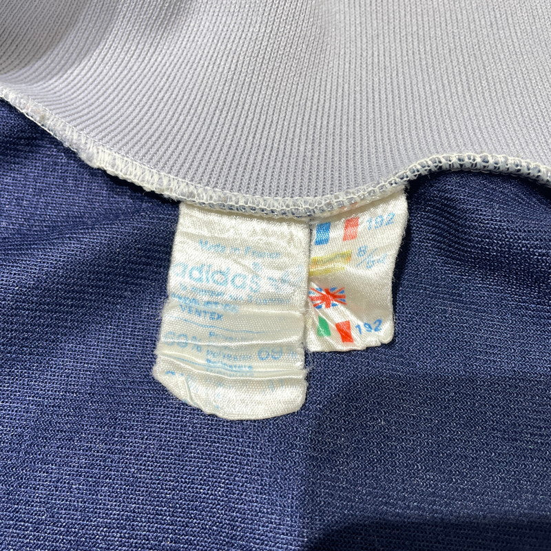 【現状渡し品】【メンズ】 ADIDAS アディダス 70～80's TRACK JACKET VINTAGE 70～80年代 トラックジャケット ライトアウター VENTEX社製 ヴィンテージ 148-261005-yo-08-teih サイズ：8-54 カラー：グレー/イエロー/ネイビー 万代Net店