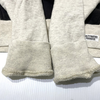 【中古品】【メンズ】 WACKO MARIA ワコマリア TWO-TONE WASHED HEAVY WEIGHT PULLOVER HOODIE "TYPE-1" ツートーン ウォッシュド ヘビーウェイト プルオーバー フーディ 長袖 トップス 140-261005-yo-13-teih サイズ：L カラー：アイボリー 万代Net店
