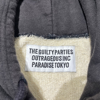 【中古品】【メンズ】 WACKO MARIA ワコマリア TWO-TONE WASHED HEAVY WEIGHT PULLOVER HOODIE "TYPE-1" ツートーン ウォッシュド ヘビーウェイト プルオーバー フーディ 長袖 トップス 140-261005-yo-13-teih サイズ：L カラー：アイボリー 万代Net店