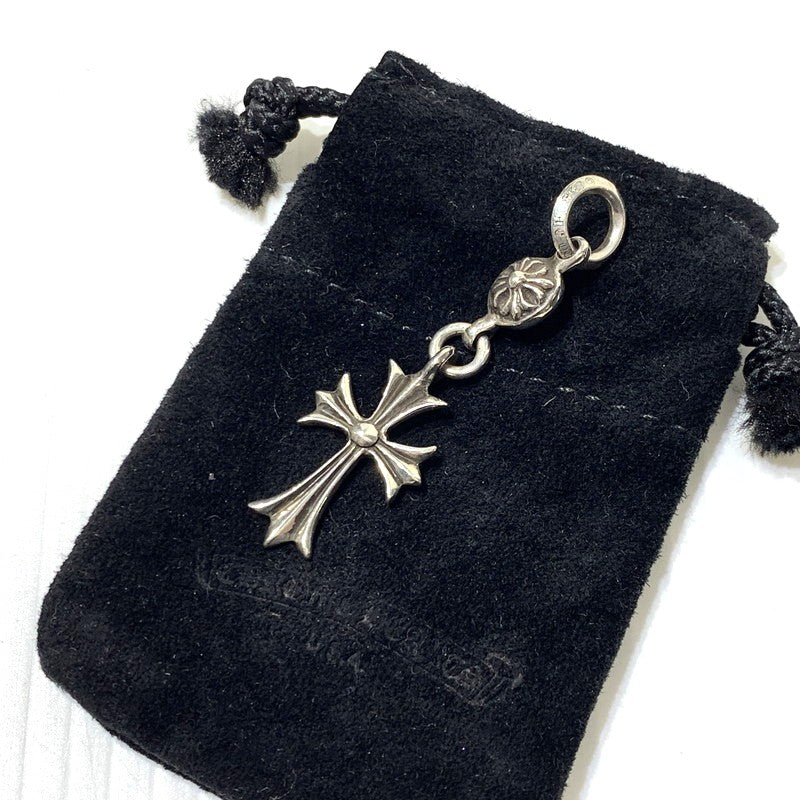 【中古品】【メンズ】 CHROME HEARTS クロムハーツ 1B TNY CH CRS 1ボールタイニー クロスチャーム アクセサリー ペンダントトップ 925 190-261027-ko-06-teih カラー：シルバー 万代Net店
