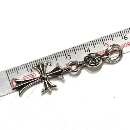 【中古品】【メンズ】 CHROME HEARTS クロムハーツ 1B TNY CH CRS 1ボールタイニー クロスチャーム アクセサリー ペンダントトップ 925 190-261027-ko-06-teih カラー：シルバー 万代Net店