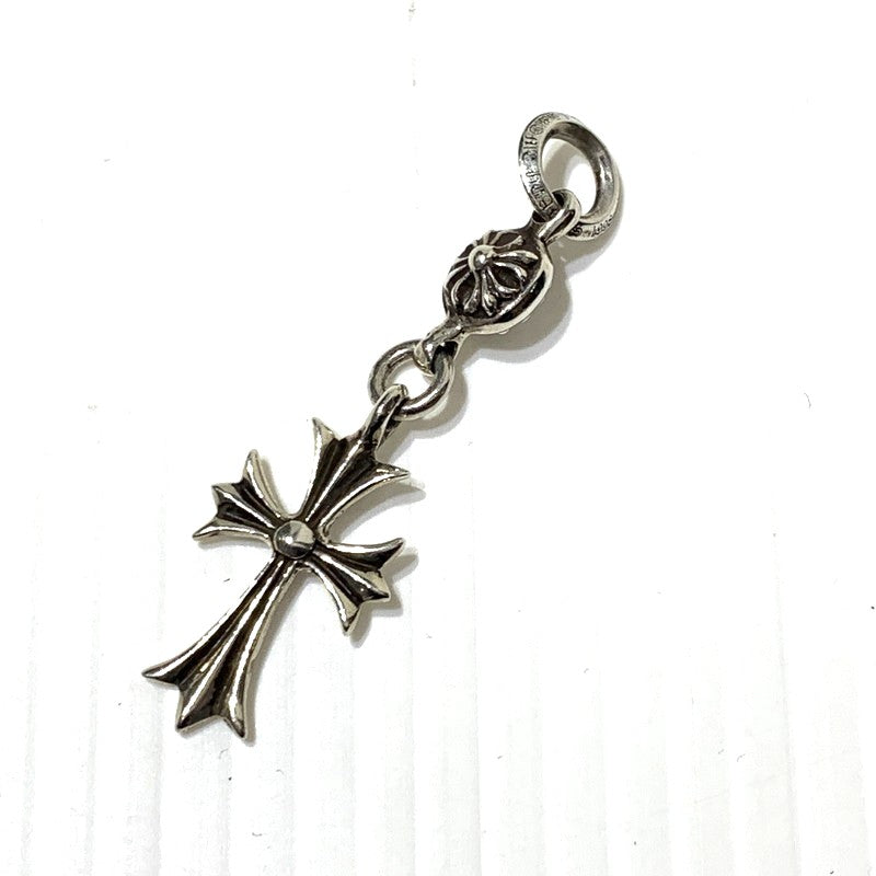 【中古品】【メンズ】 CHROME HEARTS クロムハーツ 1B TNY CH CRS 1ボールタイニー クロスチャーム アクセサリー ペンダントトップ 925 190-261027-ko-06-teih カラー：シルバー 万代Net店