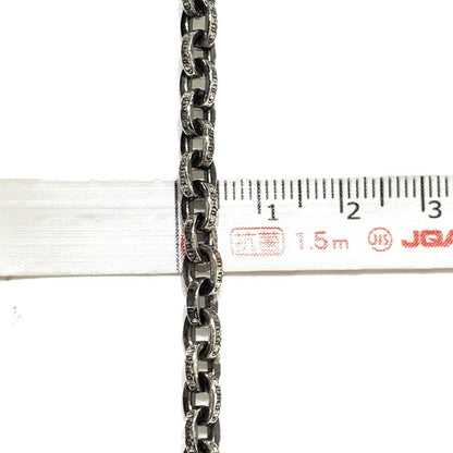 【中古品】【メンズ】 CHROME HEARTS クロムハーツ PAPER CHAIN 7INCH ペーパー チェーン 7インチ ブレスレット アクセサリー 925 190-261027-ko-09-teih カラー：シルバー 万代Net店