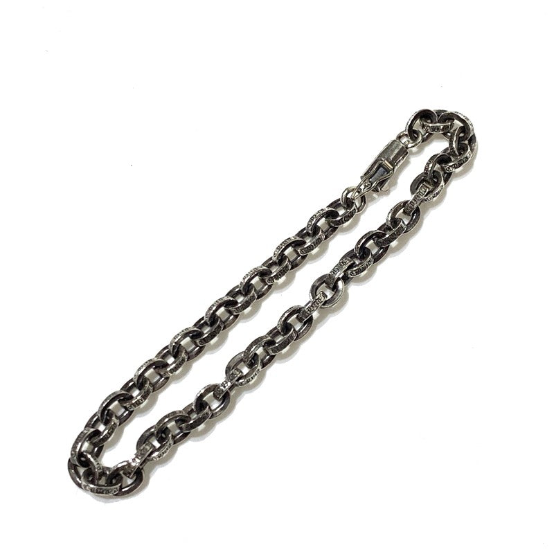 【中古品】【メンズ】 CHROME HEARTS クロムハーツ PAPER CHAIN 7INCH ペーパー チェーン 7インチ ブレスレット アクセサリー 925 190-261027-ko-09-teih カラー：シルバー 万代Net店