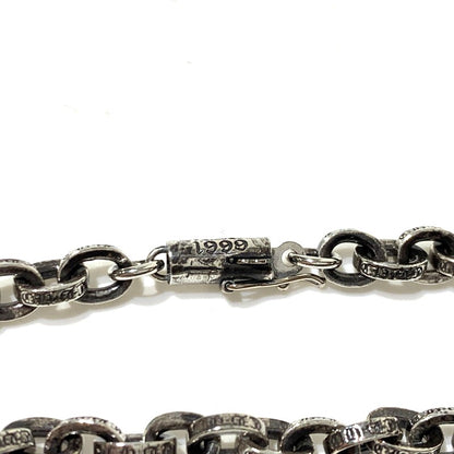 【中古品】【メンズ】 CHROME HEARTS クロムハーツ PAPER CHAIN 7INCH ペーパー チェーン 7インチ ブレスレット アクセサリー 925 190-261027-ko-09-teih カラー：シルバー 万代Net店