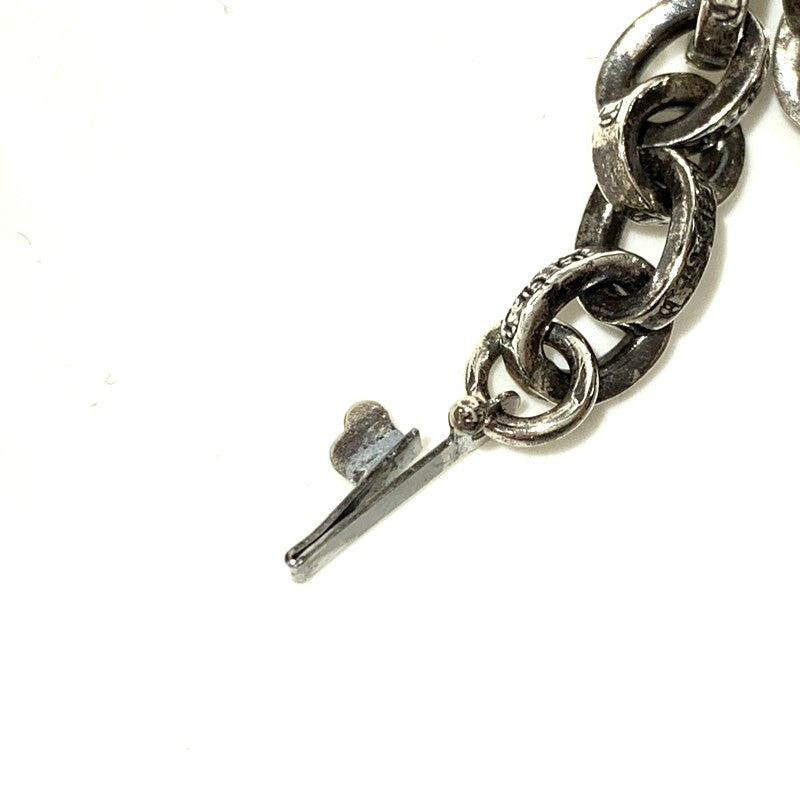 【中古品】【メンズ】 CHROME HEARTS クロムハーツ PAPER CHAIN 7INCH ペーパー チェーン 7インチ ブレスレット アクセサリー 925 190-261027-ko-09-teih カラー：シルバー 万代Net店