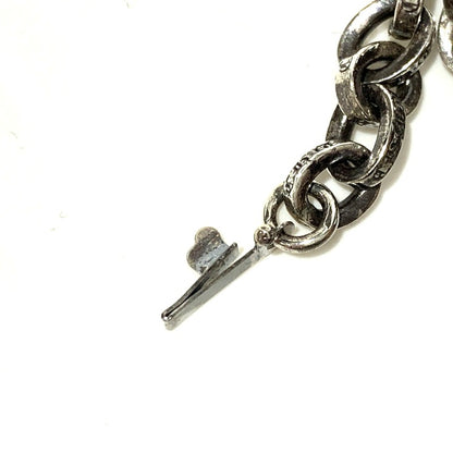 【中古品】【メンズ】 CHROME HEARTS クロムハーツ PAPER CHAIN 7INCH ペーパー チェーン 7インチ ブレスレット アクセサリー 925 190-261027-ko-09-teih カラー：シルバー 万代Net店