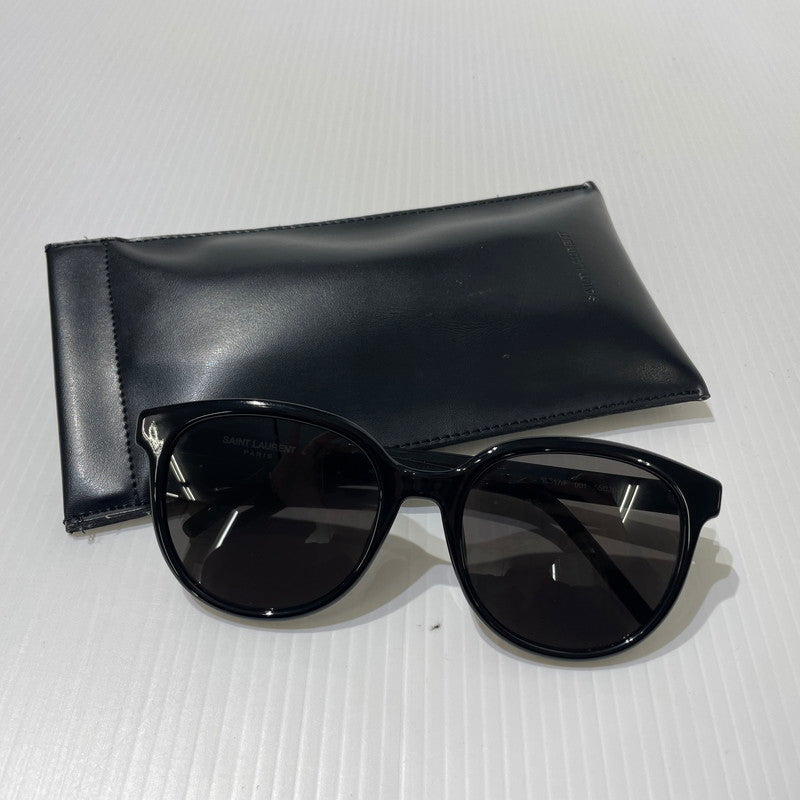 【中古品】【メンズ/レディース】 SAINT LAURENT サンローラン ASIAN FIT MODEL SUNGLASSES SL-317/F アジアンフィットモデル サングラス アイウェア 203-261009-yo-03-teih サイズ：55□20-145 カラー：ブラック 万代Net店
