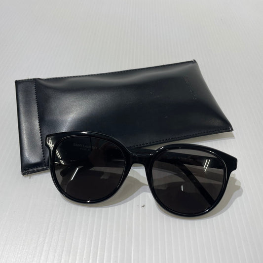 【中古品】【メンズ/レディース】 SAINT LAURENT サンローラン ASIAN FIT MODEL SUNGLASSES SL-317/F アジアンフィットモデル サングラス アイウェア 203-261009-yo-03-teih サイズ：55□20-145 カラー：ブラック 万代Net店