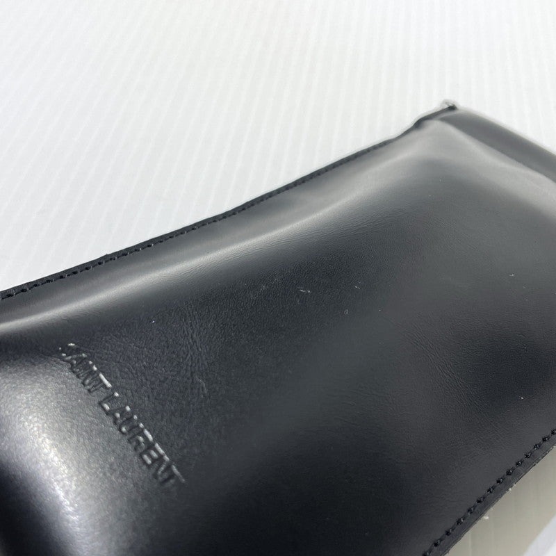 【中古品】【メンズ/レディース】 SAINT LAURENT サンローラン ASIAN FIT MODEL SUNGLASSES SL-317/F アジアンフィットモデル サングラス アイウェア 203-261009-yo-03-teih サイズ：55□20-145 カラー：ブラック 万代Net店