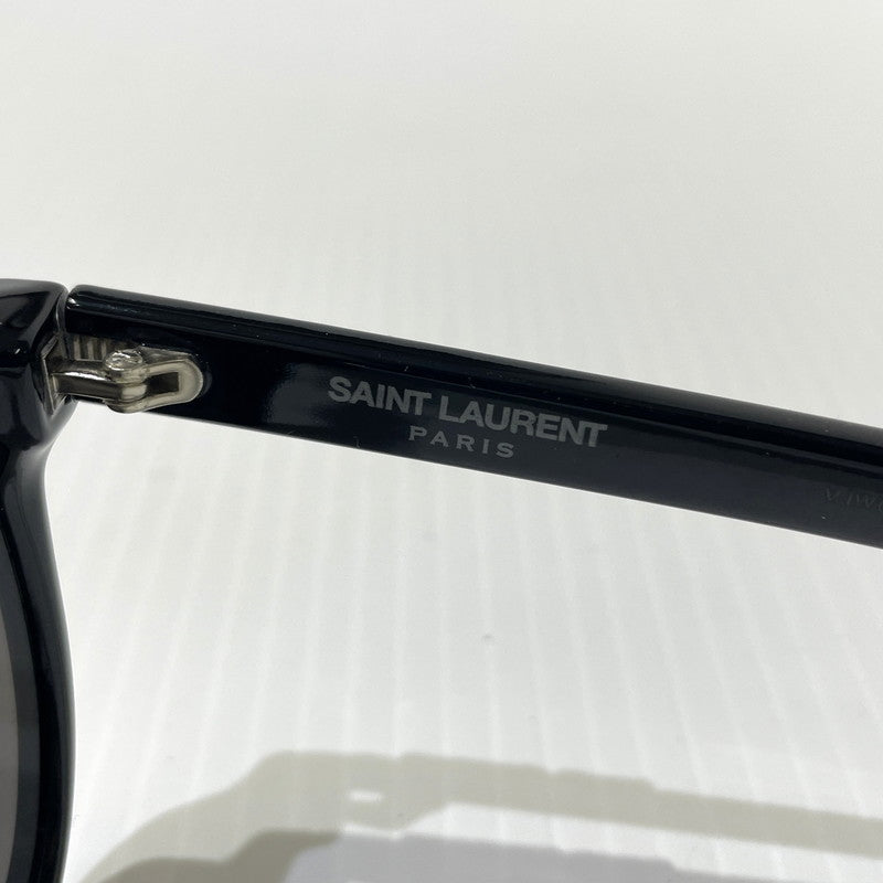 【中古品】【メンズ/レディース】 SAINT LAURENT サンローラン ASIAN FIT MODEL SUNGLASSES SL-317/F アジアンフィットモデル サングラス アイウェア 203-261009-yo-03-teih サイズ：55□20-145 カラー：ブラック 万代Net店