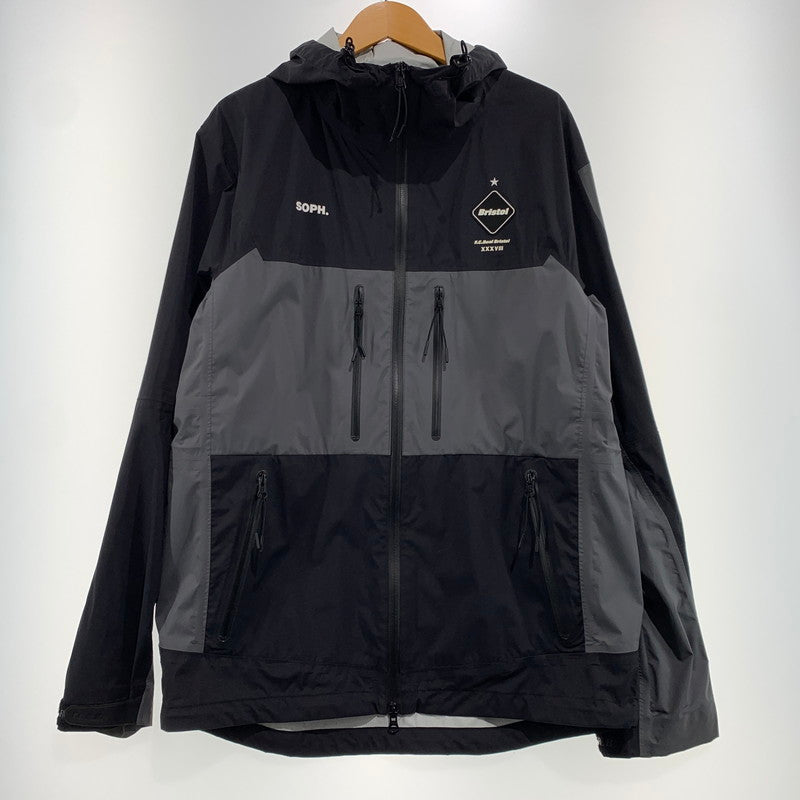 【現状渡し品】【メンズ】 F.C.R.B. エフシーアールビー TOUR JACKET FCRB-178031 ツアージャケット ライトアウター ナイロンパーカー 142-261006-ko-14-teih サイズ：L カラー：ブラック/グレー 万代Net店