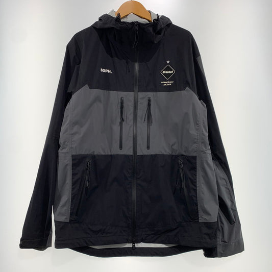 【現状渡し品】【メンズ】 F.C.R.B. エフシーアールビー TOUR JACKET FCRB-178031 ツアージャケット ライトアウター ナイロンパーカー 142-261006-ko-14-teih サイズ：L カラー：ブラック/グレー 万代Net店