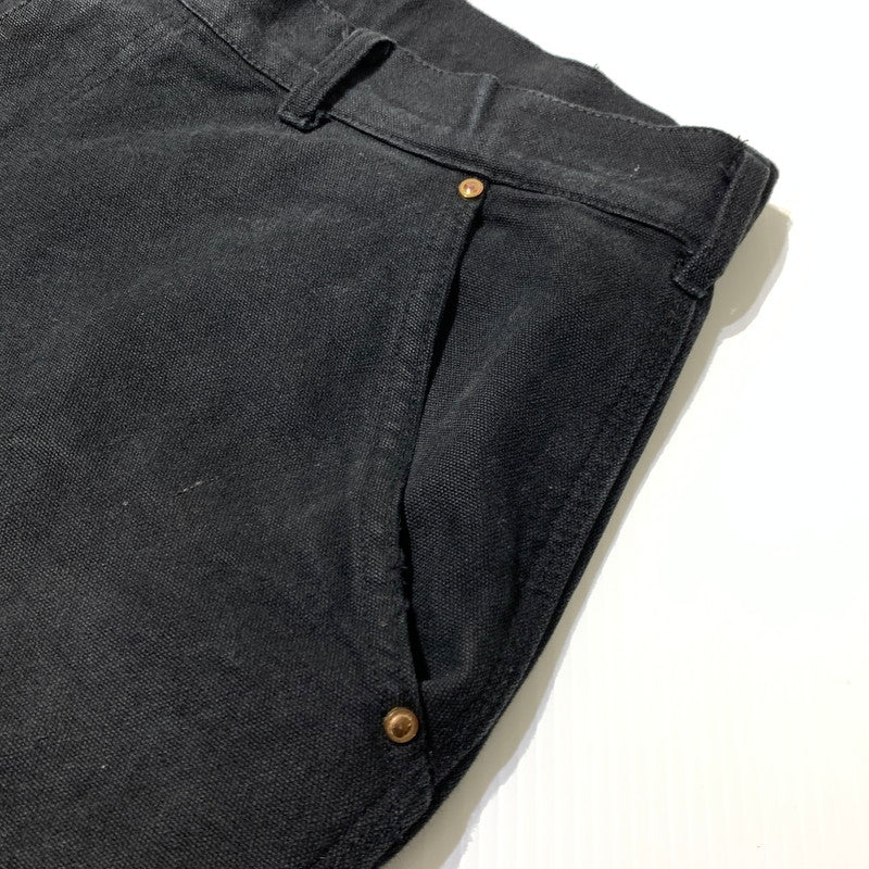 【現状渡し品】【メンズ】 Carhartt カーハート DOUBLE KNEE WORK PANTS B01-BRN ダブルニー ワークパンツ ボトムス ルーズフィット 156-261006-ko-27-teih サイズ：36 カラー：ブラック 万代Net店