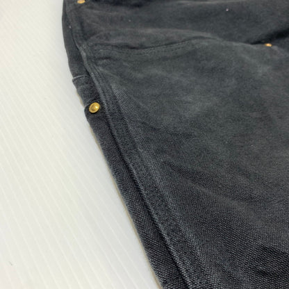 【現状渡し品】【メンズ】 Carhartt カーハート DOUBLE KNEE WORK PANTS B01-BRN ダブルニー ワークパンツ ボトムス ルーズフィット 156-261006-ko-27-teih サイズ：36 カラー：ブラック 万代Net店