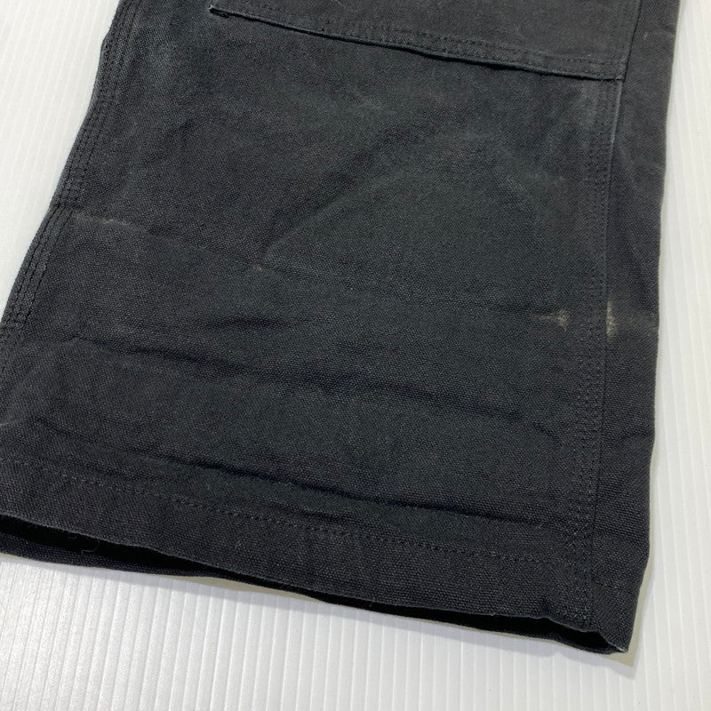 【現状渡し品】【メンズ】 Carhartt カーハート DOUBLE KNEE WORK PANTS B01-BRN ダブルニー ワークパンツ ボトムス ルーズフィット 156-261006-ko-27-teih サイズ：36 カラー：ブラック 万代Net店
