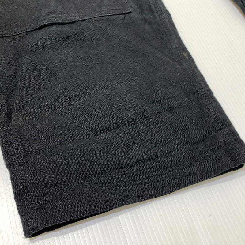 【現状渡し品】【メンズ】 Carhartt カーハート DOUBLE KNEE WORK PANTS B01-BRN ダブルニー ワークパンツ ボトムス ルーズフィット 156-261006-ko-27-teih サイズ：36 カラー：ブラック 万代Net店