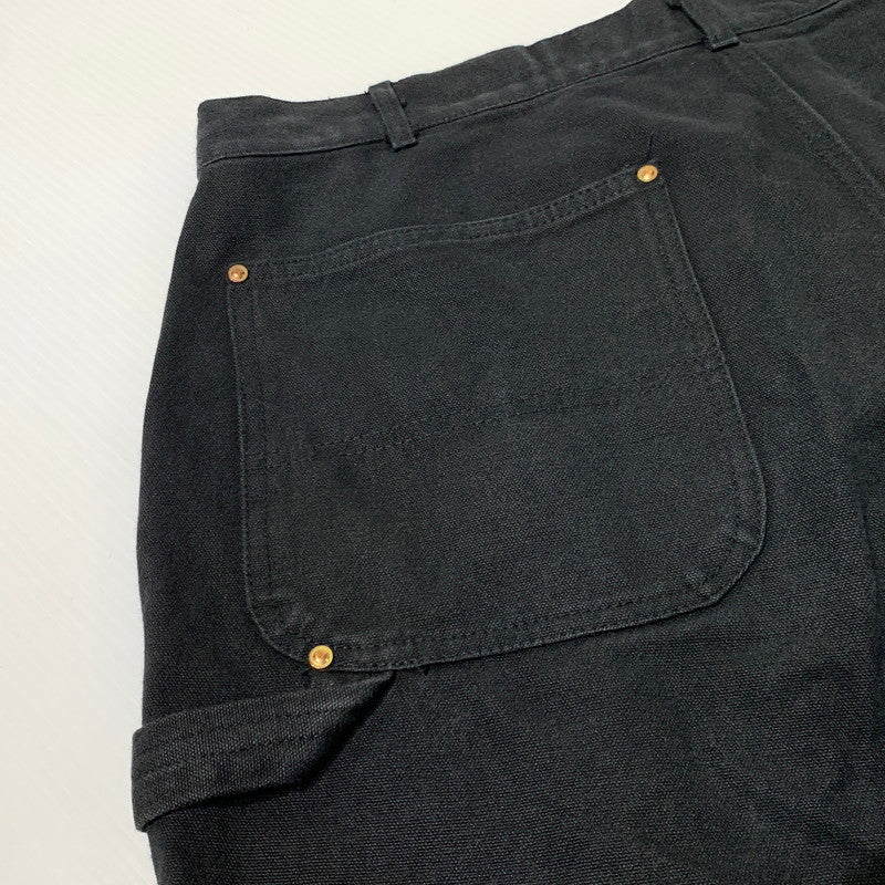 【現状渡し品】【メンズ】 Carhartt カーハート DOUBLE KNEE WORK PANTS B01-BRN ダブルニー ワークパンツ ボトムス ルーズフィット 156-261006-ko-27-teih サイズ：36 カラー：ブラック 万代Net店