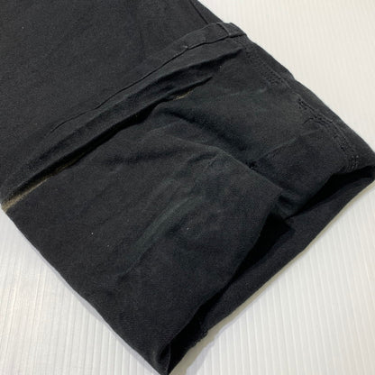 【現状渡し品】【メンズ】 Carhartt カーハート DOUBLE KNEE WORK PANTS B01-BRN ダブルニー ワークパンツ ボトムス ルーズフィット 156-261006-ko-27-teih サイズ：36 カラー：ブラック 万代Net店