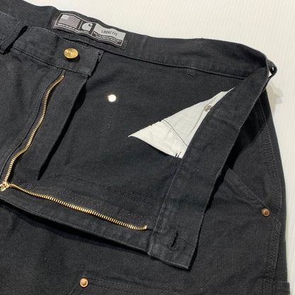 【現状渡し品】【メンズ】 Carhartt カーハート DOUBLE KNEE WORK PANTS B01-BRN ダブルニー ワークパンツ ボトムス ルーズフィット 156-261006-ko-27-teih サイズ：36 カラー：ブラック 万代Net店