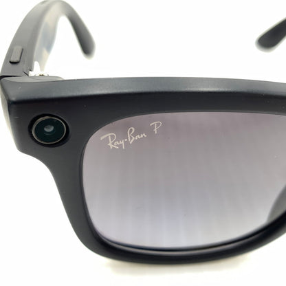 【中古品】【メンズ】 RAY-BAN レイバン × META メタ GEN2 WAYFARER RW4012 ジェン2 ウェイファーラー サングラス アイウェア メガネ 電子機能付き 203-261011-ko-07-teih サイズ：53□22-155 カラー：ブラック 万代Net店