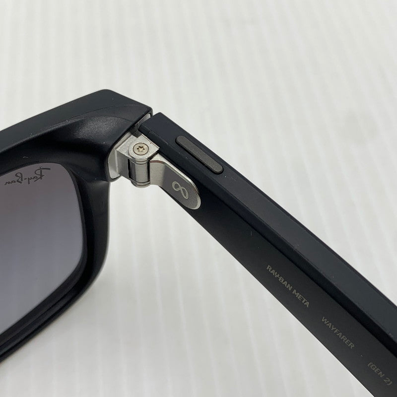 【中古品】【メンズ】 RAY-BAN レイバン × META メタ GEN2 WAYFARER RW4012 ジェン2 ウェイファーラー サングラス アイウェア メガネ 電子機能付き 203-261011-ko-07-teih サイズ：53□22-155 カラー：ブラック 万代Net店