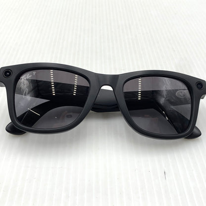 【中古品】【メンズ】 RAY-BAN レイバン × META メタ GEN2 WAYFARER RW4012 ジェン2 ウェイファーラー サングラス アイウェア メガネ 電子機能付き 203-261011-ko-07-teih サイズ：53□22-155 カラー：ブラック 万代Net店