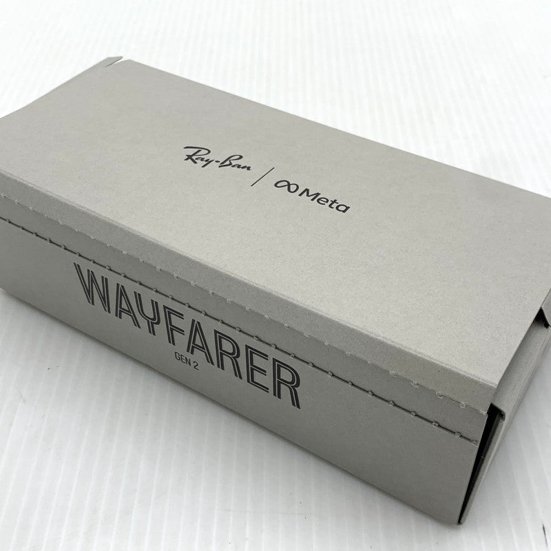 【中古品】【メンズ】 RAY-BAN レイバン × META メタ GEN2 WAYFARER RW4012 ジェン2 ウェイファーラー サングラス アイウェア メガネ 電子機能付き 203-261011-ko-07-teih サイズ：53□22-155 カラー：ブラック 万代Net店