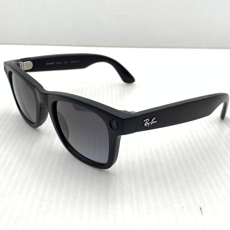 【中古品】【メンズ】 RAY-BAN レイバン × META メタ GEN2 WAYFARER RW4012 ジェン2 ウェイファーラー サングラス アイウェア メガネ 電子機能付き 203-261011-ko-07-teih サイズ：53□22-155 カラー：ブラック 万代Net店