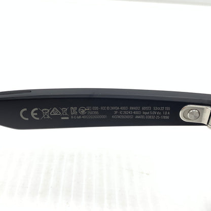 【中古品】【メンズ】 RAY-BAN レイバン × META メタ GEN2 WAYFARER RW4012 ジェン2 ウェイファーラー サングラス アイウェア メガネ 電子機能付き 203-261011-ko-07-teih サイズ：53□22-155 カラー：ブラック 万代Net店