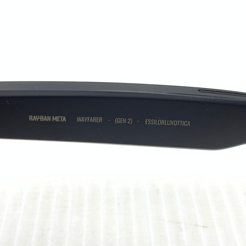 【中古品】【メンズ】 RAY-BAN レイバン × META メタ GEN2 WAYFARER RW4012 ジェン2 ウェイファーラー サングラス アイウェア メガネ 電子機能付き 203-261011-ko-07-teih サイズ：53□22-155 カラー：ブラック 万代Net店