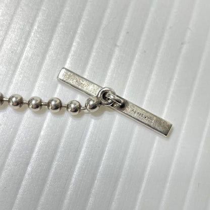 【中古品】【メンズ/レディース】 GUCCI グッチ INTERLOCKING G NECKLACE インターロッキングG ネックレス アクセサリー ボールチェーン 192-261009-yo-02-teih カラー：シルバー 万代Net店