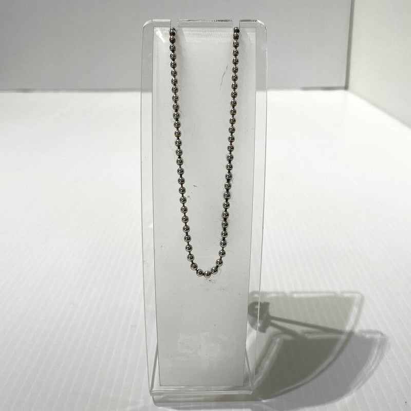 【中古品】【メンズ/レディース】 GUCCI グッチ INTERLOCKING G NECKLACE インターロッキングG ネックレス アクセサリー ボールチェーン 192-261009-yo-02-teih カラー：シルバー 万代Net店