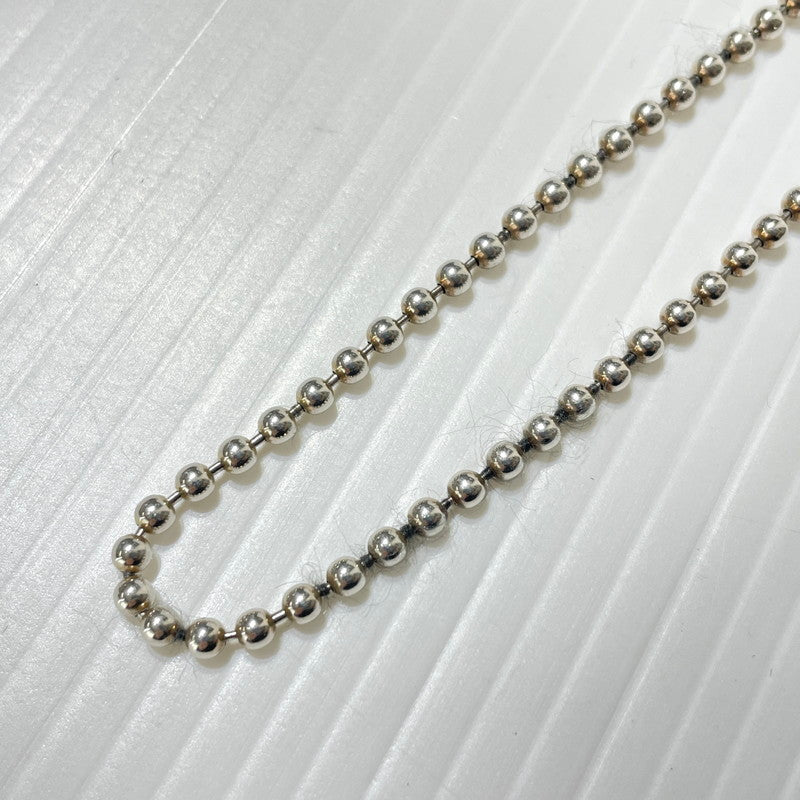 【中古品】【メンズ/レディース】 GUCCI グッチ INTERLOCKING G NECKLACE インターロッキングG ネックレス アクセサリー ボールチェーン 192-261009-yo-02-teih カラー：シルバー 万代Net店
