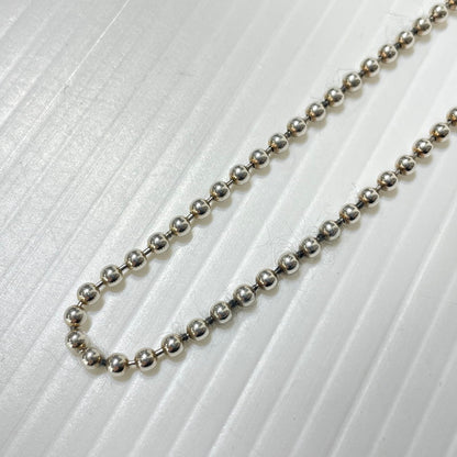 【中古品】【メンズ/レディース】 GUCCI グッチ INTERLOCKING G NECKLACE インターロッキングG ネックレス アクセサリー ボールチェーン 192-261009-yo-02-teih カラー：シルバー 万代Net店