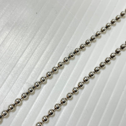 【中古品】【メンズ/レディース】 GUCCI グッチ INTERLOCKING G NECKLACE インターロッキングG ネックレス アクセサリー ボールチェーン 192-261009-yo-02-teih カラー：シルバー 万代Net店