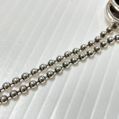 【中古品】【メンズ/レディース】 GUCCI グッチ INTERLOCKING G NECKLACE インターロッキングG ネックレス アクセサリー ボールチェーン 192-261009-yo-02-teih カラー：シルバー 万代Net店
