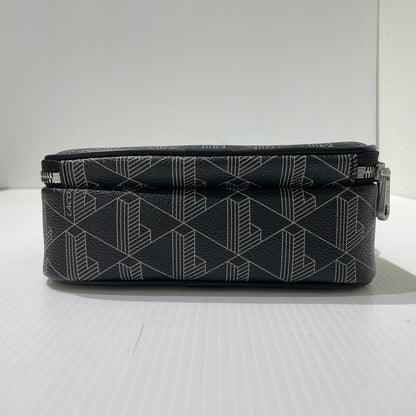 【中古品】【メンズ】 LACOSTE ラコステ THE BLEND MONOGRAM REPORTER BAG NH5283LX ザ ブレンド モノグラムコンビレポーターバッグ カバン 188-261009-yo-07-teih カラー：ブラック 万代Net店