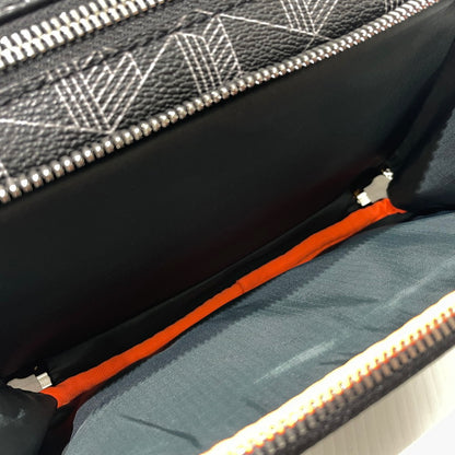 【中古品】【メンズ】 LACOSTE ラコステ THE BLEND MONOGRAM REPORTER BAG NH5283LX ザ ブレンド モノグラムコンビレポーターバッグ カバン 188-261009-yo-07-teih カラー：ブラック 万代Net店