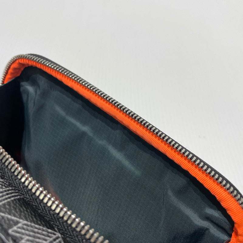 【中古品】【メンズ】 LACOSTE ラコステ THE BLEND MONOGRAM REPORTER BAG NH5283LX ザ ブレンド モノグラムコンビレポーターバッグ カバン 188-261009-yo-07-teih カラー：ブラック 万代Net店