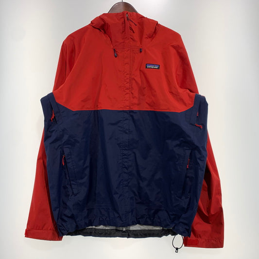 【中古品】【メンズ】 Patagonia パタゴニア TORRENTSHELL 3L JKT 85240SP20 トレントシェル ジャケット ライトアウター ナイロンパーカー 144-261006-ko-13-teih サイズ：L カラー：レッド系/ネイビー系 万代Net店