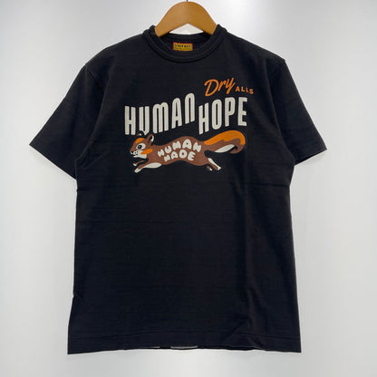 【中古品】【メンズ】 HUMAN MADE ヒューマンメイド × J－HOPE OF BTS ジェイホープ 別注コラボ HUMAN HOPE GRAPHIC T-SHIRT ”BLACK” XX31TE001 ヒューマンホープ グラフィック Tシャツ 半袖 トップス 142-261014-yo-18-teih サイズ：S カラー：ブラック 万代Net店