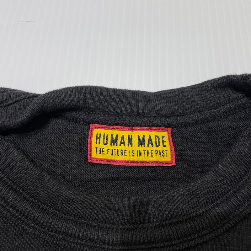 【中古品】【メンズ】 HUMAN MADE ヒューマンメイド × J－HOPE OF BTS ジェイホープ 別注コラボ HUMAN HOPE GRAPHIC T-SHIRT ”BLACK” XX31TE001 ヒューマンホープ グラフィック Tシャツ 半袖 トップス 142-261014-yo-18-teih サイズ：S カラー：ブラック 万代Net店