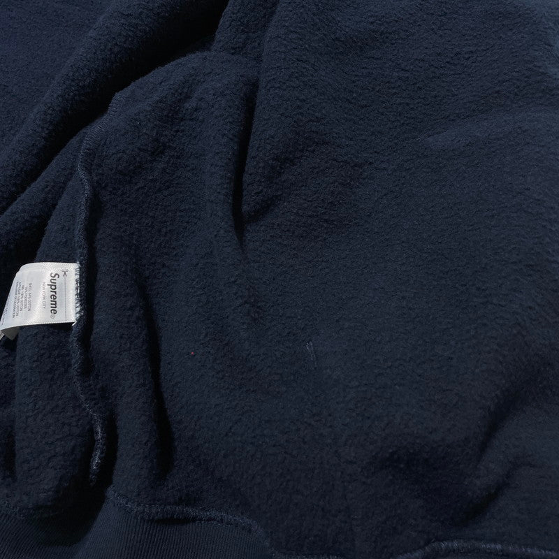 【中古品】【メンズ】 Supreme シュプリーム × LARRY CLARK ラリー・クラーク 別注コラボ 26AW ZIP UP HOODED SWEATSHIRT ジップアップ フーデッド スウェットシャツ 長袖 トップス パーカー 149-261014-yo-11-teih サイズ：XXL カラー：ネイビー 万代Net店