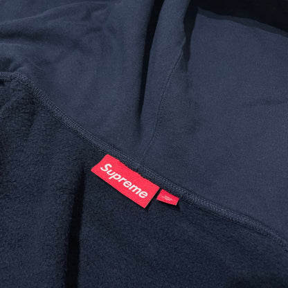【中古品】【メンズ】 Supreme シュプリーム × LARRY CLARK ラリー・クラーク 別注コラボ 26AW ZIP UP HOODED SWEATSHIRT ジップアップ フーデッド スウェットシャツ 長袖 トップス パーカー 149-261014-yo-11-teih サイズ：XXL カラー：ネイビー 万代Net店