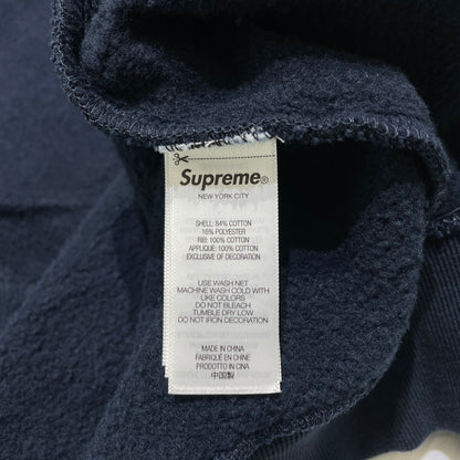 【中古品】【メンズ】 Supreme シュプリーム × LARRY CLARK ラリー・クラーク 別注コラボ 26AW ZIP UP HOODED SWEATSHIRT ジップアップ フーデッド スウェットシャツ 長袖 トップス パーカー 149-261014-yo-11-teih サイズ：XXL カラー：ネイビー 万代Net店